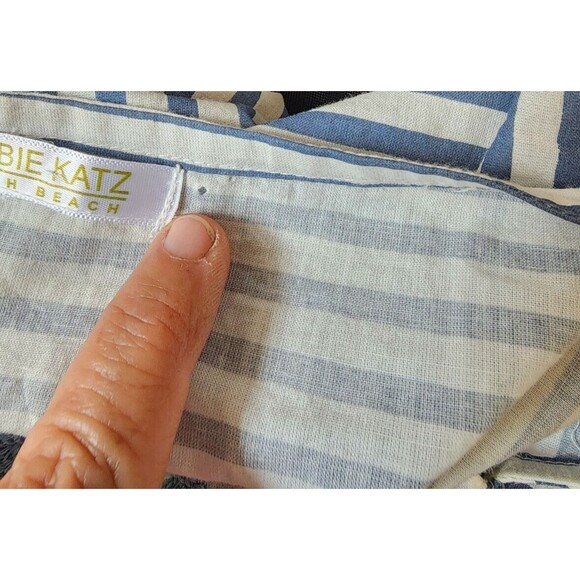 Debbie Katz South Beach Kimono Oversized Top Size Medium Embroidered Boho - Picture 9 of 9